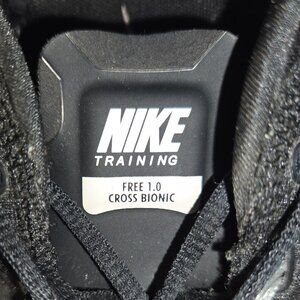 Nike black free 1.0 cross bionic sneakers